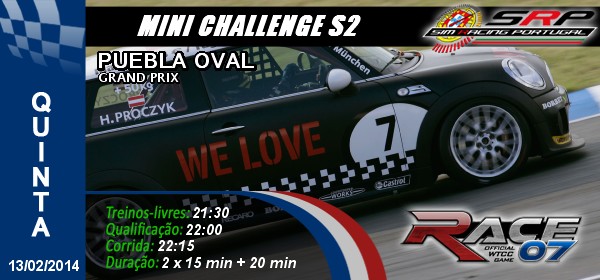 Mini Challenge S2 - Round 3 - Puebla Oval