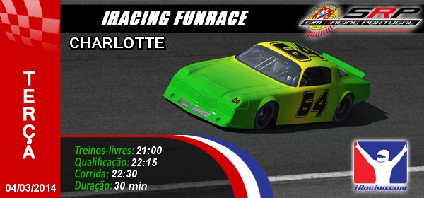 Funrace streetstock charlotte -iRacing