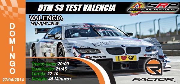 DTM S3 Test - Valencia